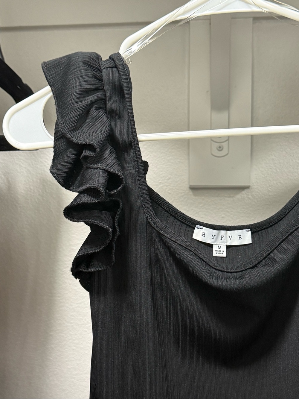 HYFVE Black Ribbed Top - Picture 3 of 5